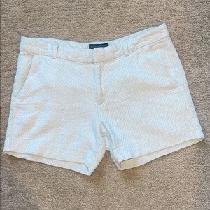 Banana Republic Textured Cream Shorts